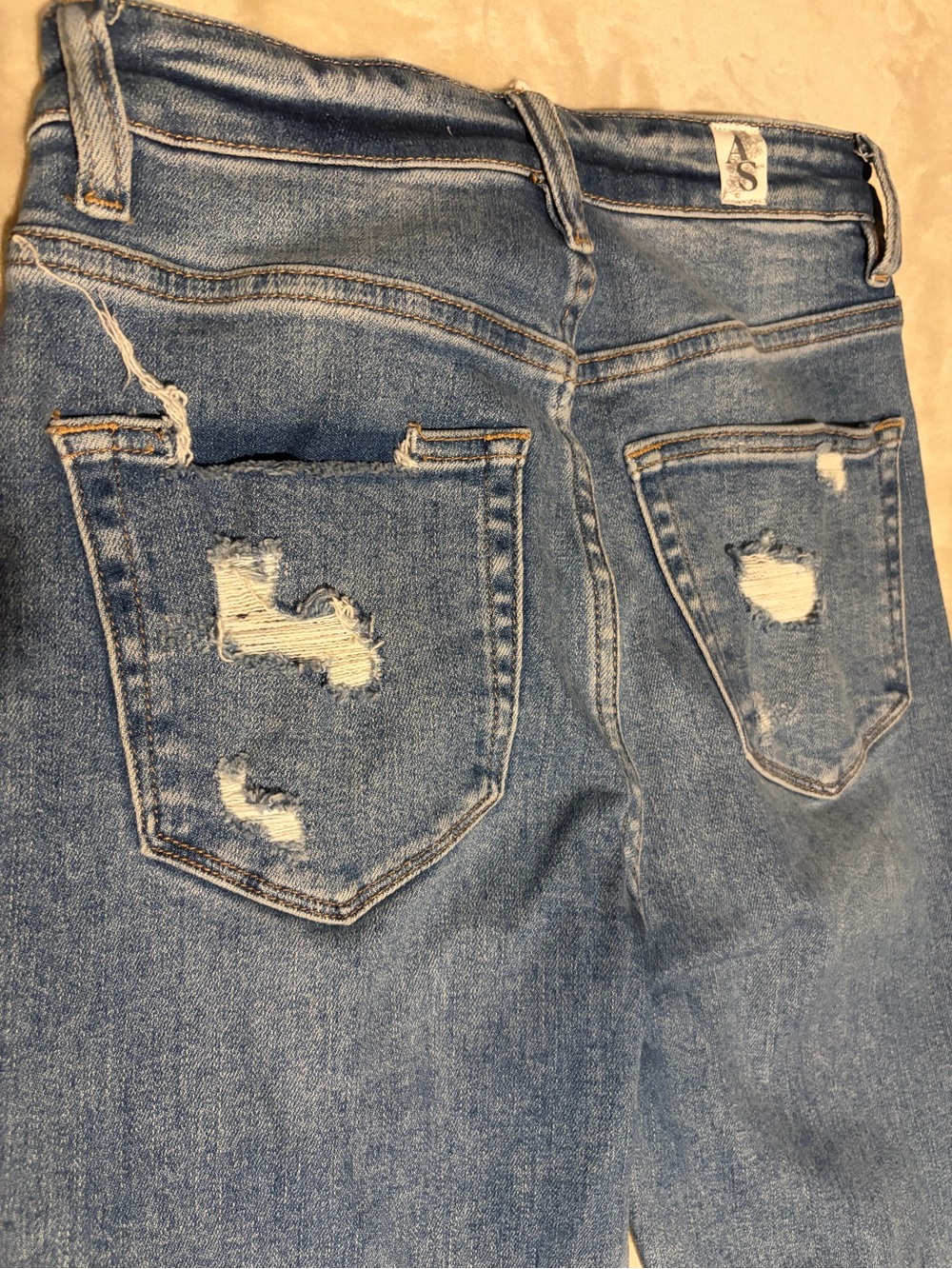 Altar'd State Light Blue Ripped Skinny Jeans - Picture 4 of 5